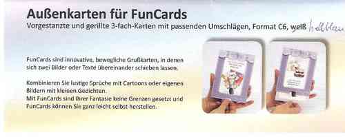 Reddy Außenkarten Funcards,A6,hellblau